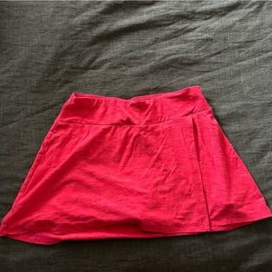 Pink tennis skirt